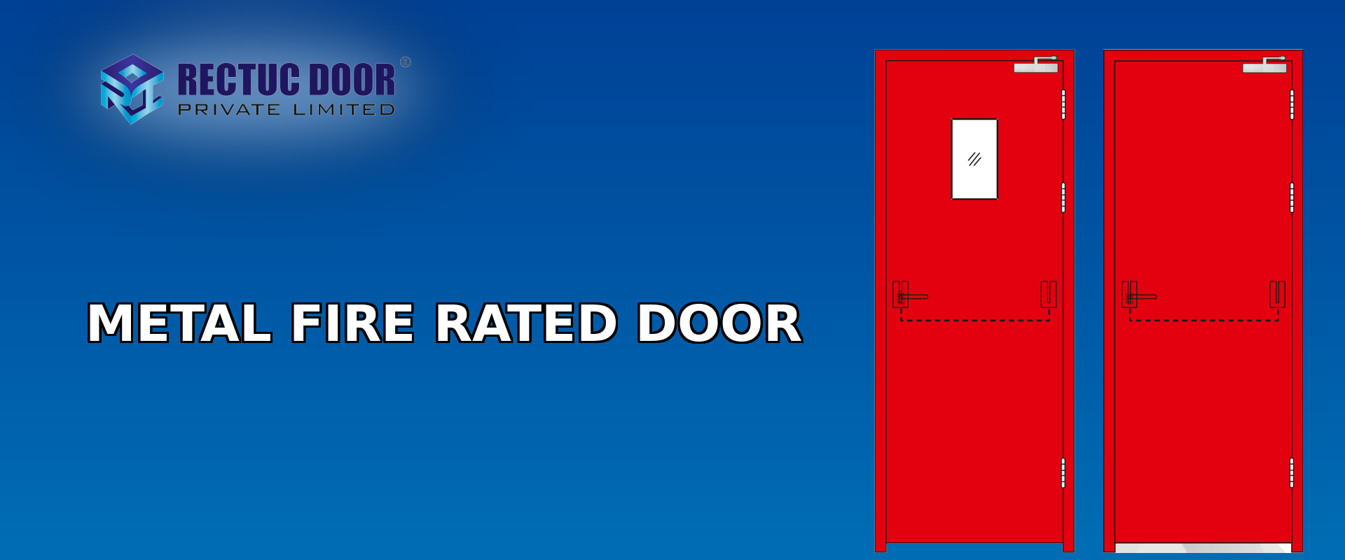 Metal Fire Rated Door - Single Leaf